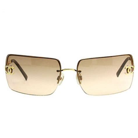 chanel cc logo rhinestone sunglasses